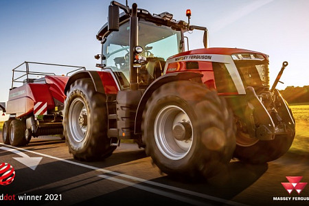 Тракторы Massey Ferguson 8S получили престижную премию Red Dot 2021 за лучший дизайн